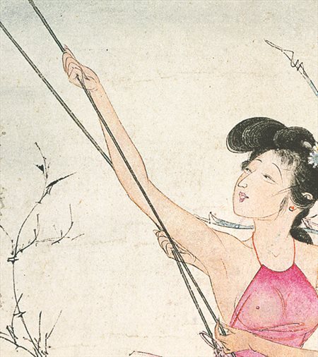 海晏县-胡也佛的仕女画和最知名的金瓶梅秘戏图